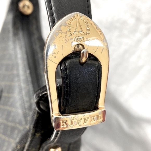 La Tour Eiffel Paris Signature Logo Coated Canvas - Picture 14 of 16